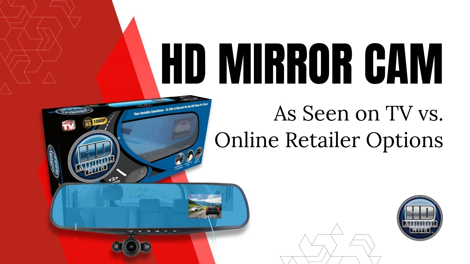HD Mirror Cam: As Seen on TV vs. Online Retailer Options