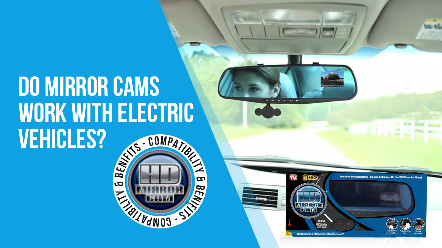 Do mirror cams work with electric vehicles?